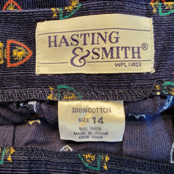 Hasting and Smith, Women's Cordura A line Skirt,14, Blue, Logo Graphic, Academia - Picture 2 of 11
